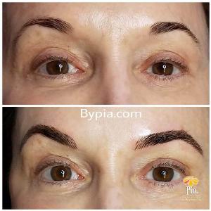 eyebrow microblading - ombre powder brows