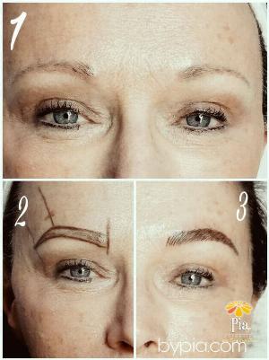 eyebrow microblading - microshading eyebrows