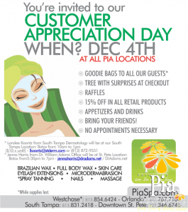 You're Invited: December 4th Holiday Party Celebrating YOU!