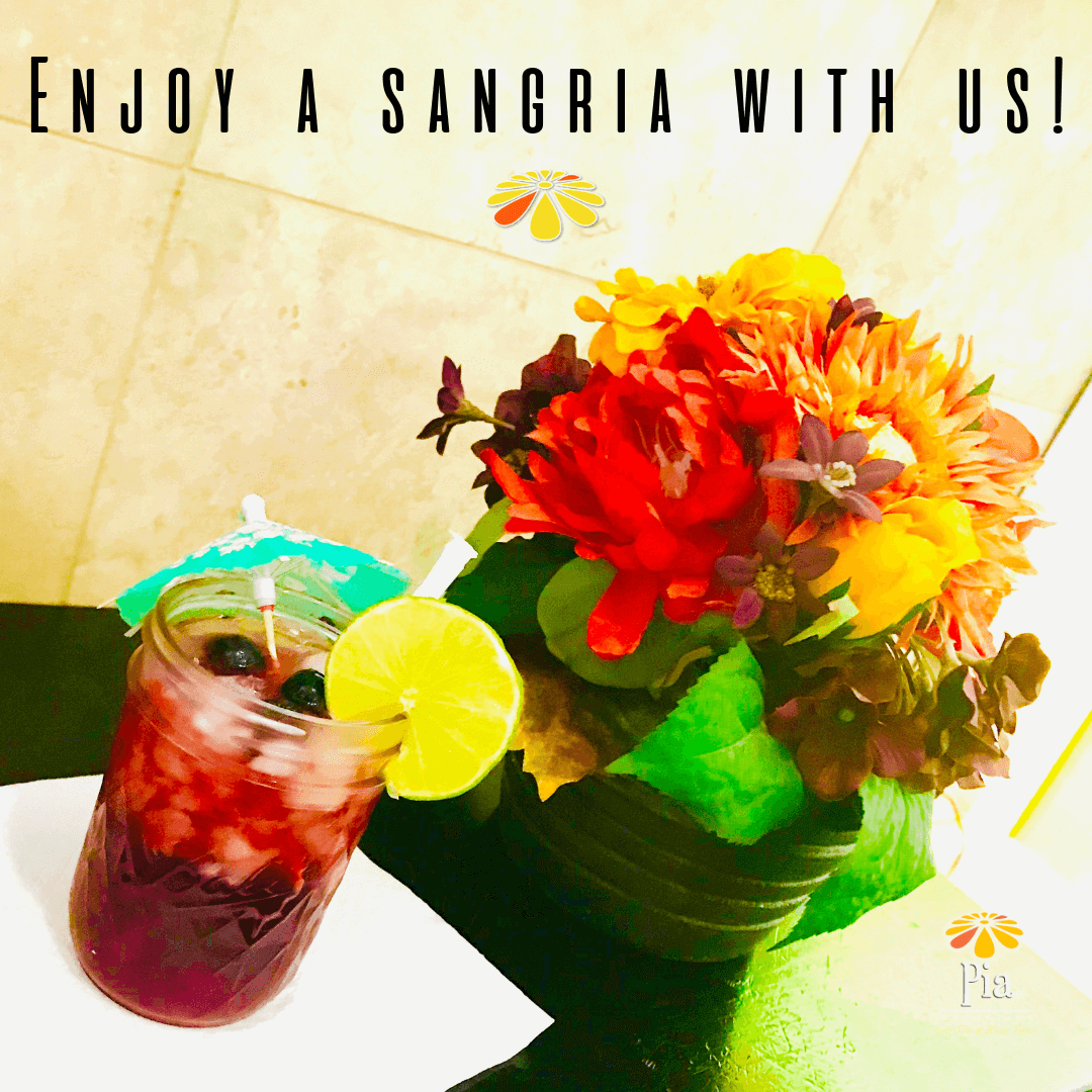 Enjoy a sangria with us! Enjoy a sangria with us!