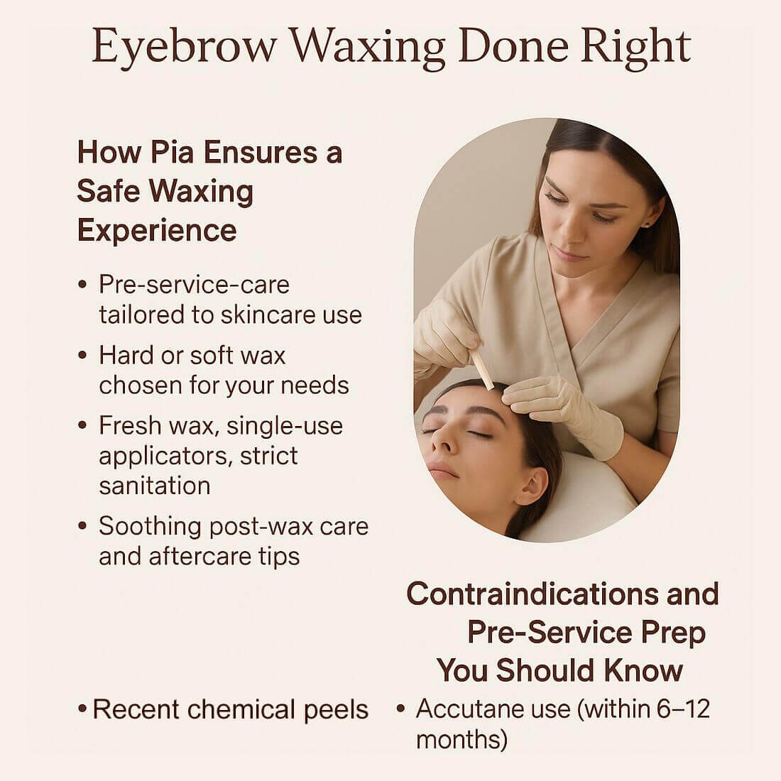 Eyebrow wax done Right in Tampa