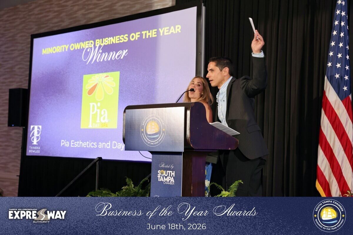 Pia Esthetics Day Spa - Business of the Year - Tampa FL - Thank you!