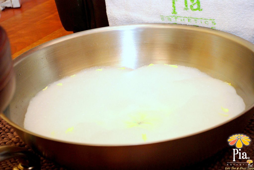 metal bowl for pedicures