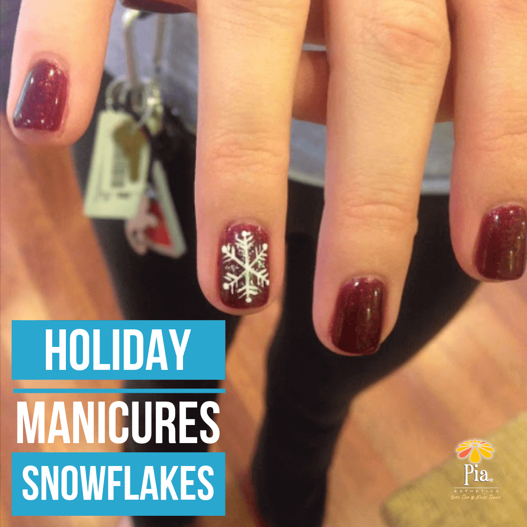 Snowflake Nails - Nail art