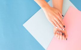 Perfectly manicured hands. gel manicure Tampa