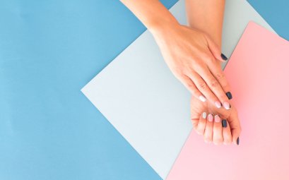 Perfectly manicured hands. gel manicure Tampa