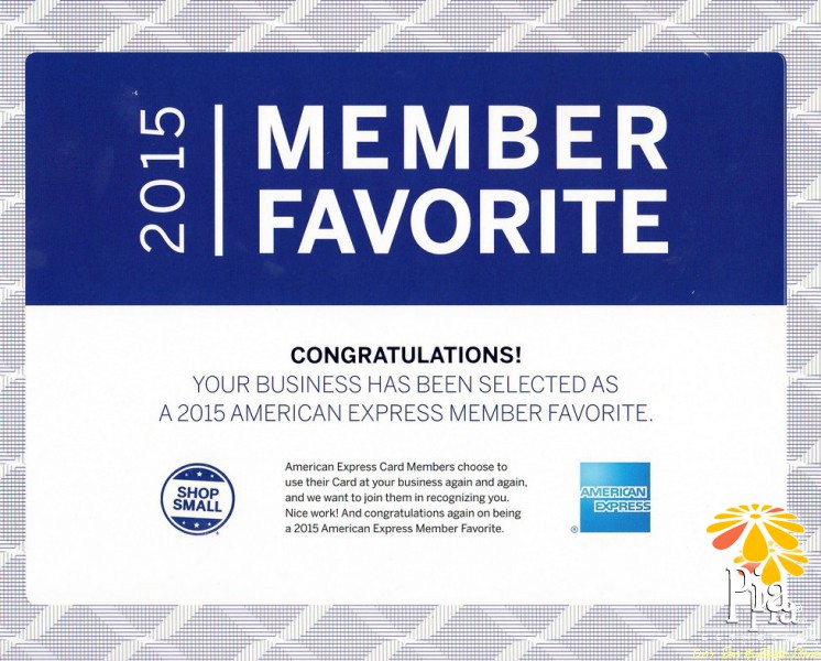 2015 American Express #Memberfave award