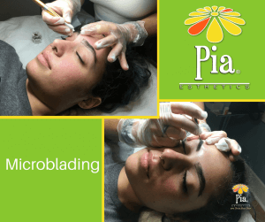 Microblading to reconstruct, define and cover gaps on brows