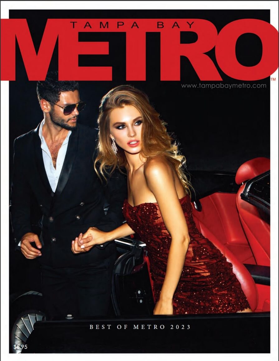 Cover of Tampa Bay Metro Magazine - Best Brazilian Wax in Tampa Bay